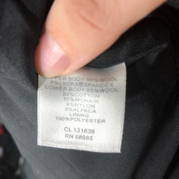 Classiques Entier Wool Blend Career Dress Sz 10 - Picture 6 of 7